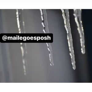 Art Photograph Print of Icicles Ice winter 8X10 inch photo Christmas cabin decor